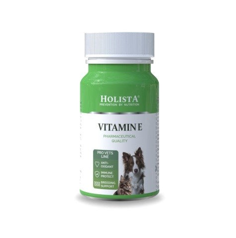 HOLISTA Vitamin E- supplements for dogs and cats -  90 tablets