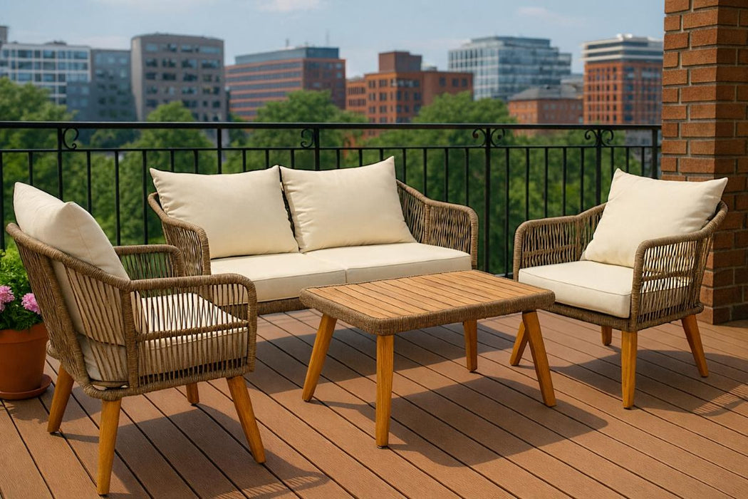 KNIT SET MALTA SOFA AND 2 CHAIRS
