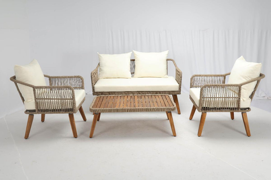 KNIT SET MALTA SOFA AND 2 CHAIRS