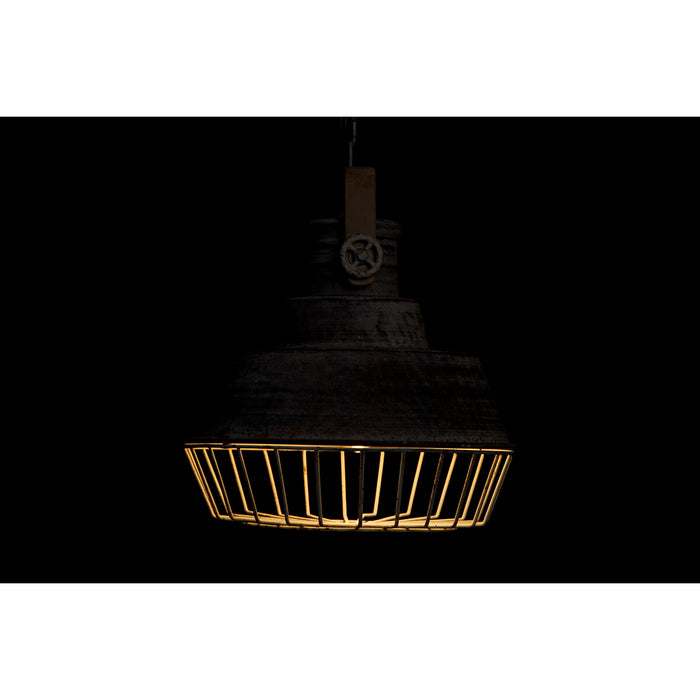 Ceiling Light Home ESPRIT Grey Wood Metal Iron 25 W 39 x 39 x 45 cm