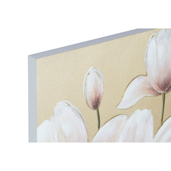 Canvas Home ESPRIT Canvas MDF Wood 80 x 3 x 80 cm 80 x 2,8 x 80 cm