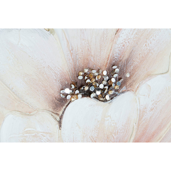 Canvas Home ESPRIT Canvas MDF Wood 80 x 3 x 80 cm 80 x 2,8 x 80 cm