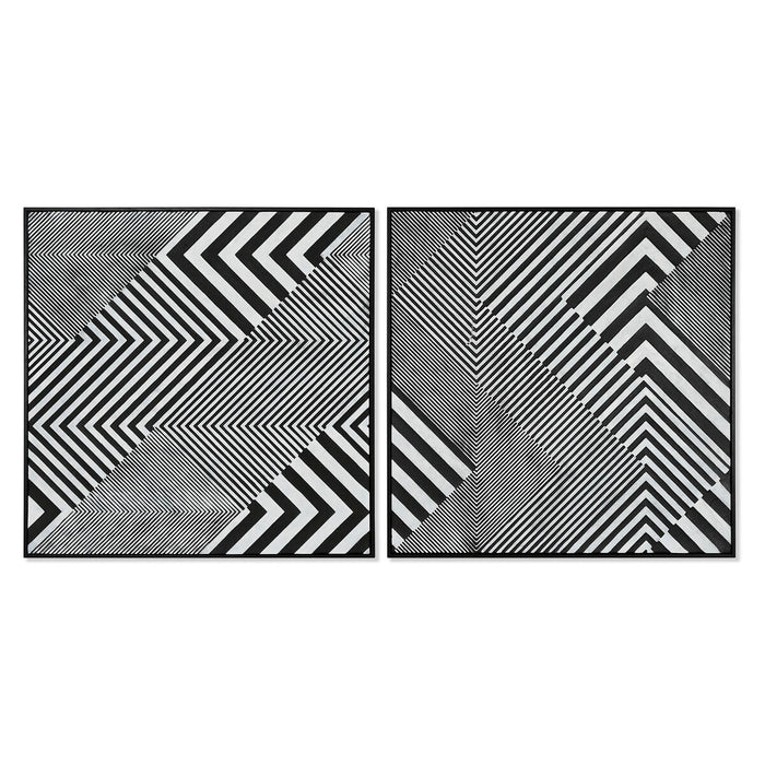 Canvas Home ESPRIT polystyrene Canvas 100 x 4 x 100 cm