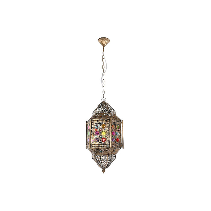 Ceiling Light Home ESPRIT Multicolour Golden Metal 50 W 29 x 26 x 105 cm