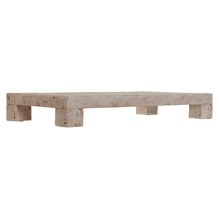 Centerpiece Home ESPRIT Beige Resin 34 x 17 x 4 cm