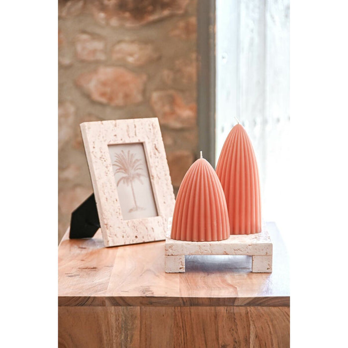 Centerpiece Home ESPRIT Beige Resin 34 x 17 x 4 cm