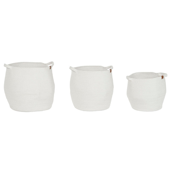 Basket set Home ESPRIT Modern 34 x 34 x 34 cm