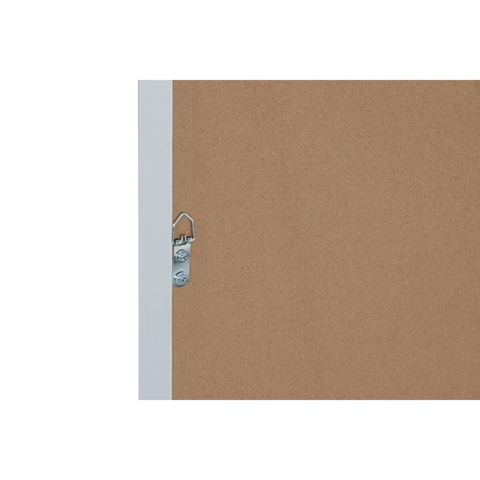 Canvas Home ESPRIT White Natural Boho 50 x 3,8 x 60 cm (2 Units)