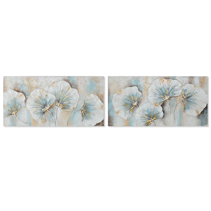 Canvas Home ESPRIT Canvas MDF Wood 120 x 3 x 60 cm