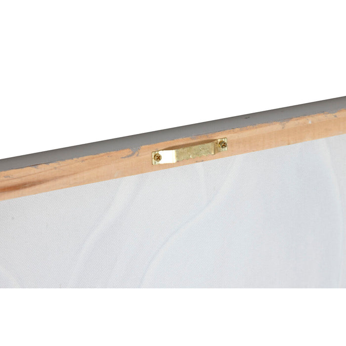 Canvas Home ESPRIT Canvas MDF Wood 60 x 3 x 60 cm