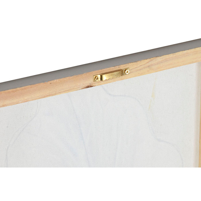 Canvas Home ESPRIT Canvas MDF Wood 30 x 2,5 x 60 cm