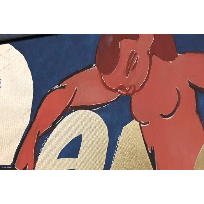 Canvas Home ESPRIT polystyrene Canvas 140 x 4 x 100 cm