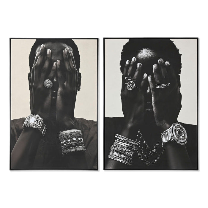 Canvas Home ESPRIT polystyrene Canvas 103 x 4,5 x 143 cm