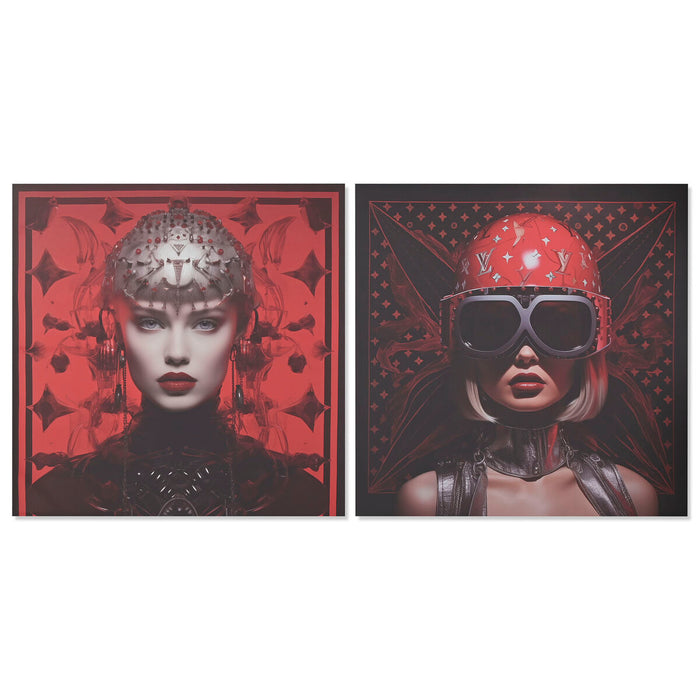 Canvas Home ESPRIT Canvas 120 x 3 x 120 cm