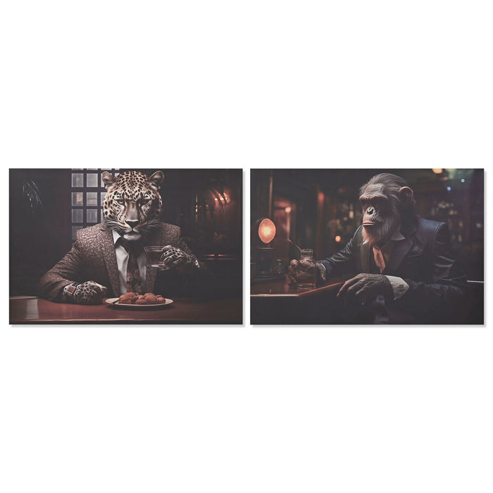 Canvas Home ESPRIT Canvas 120 x 3 x 80 cm