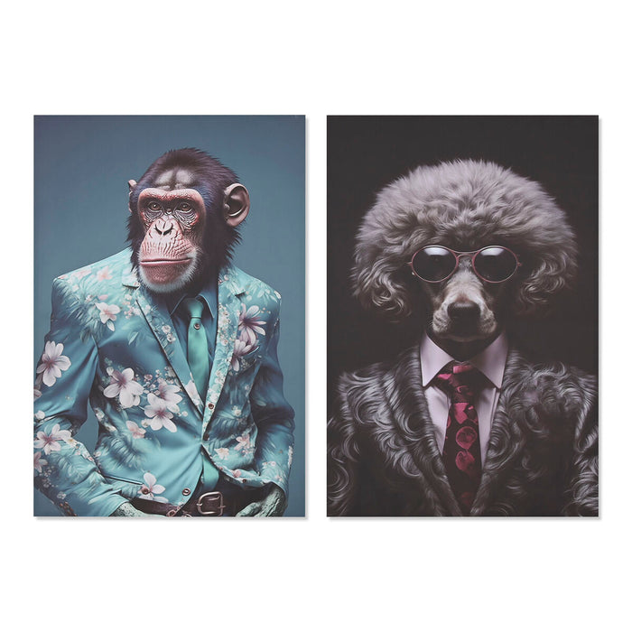 Canvas Home ESPRIT Canvas 80 x 3 x 120 cm