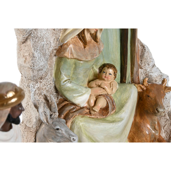 Christmas nativity set Home ESPRIT Multicolour Resin 19,5 x 11 x 31,5 cm (2 Units)