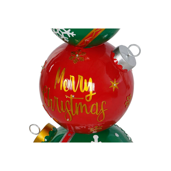 Christmas bauble Home ESPRIT Red Green 35 x 35 x 108,5 cm