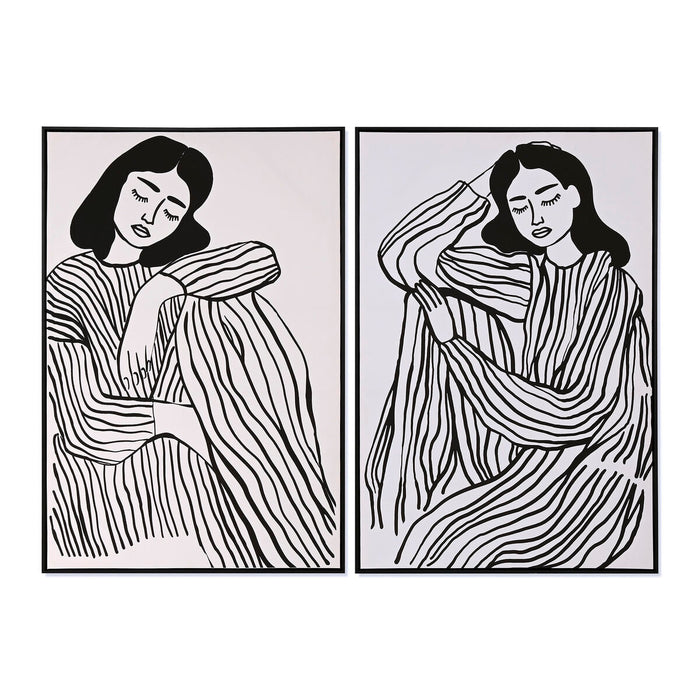 Canvas Home ESPRIT Canvas Foam 83 x 4 x 123 cm