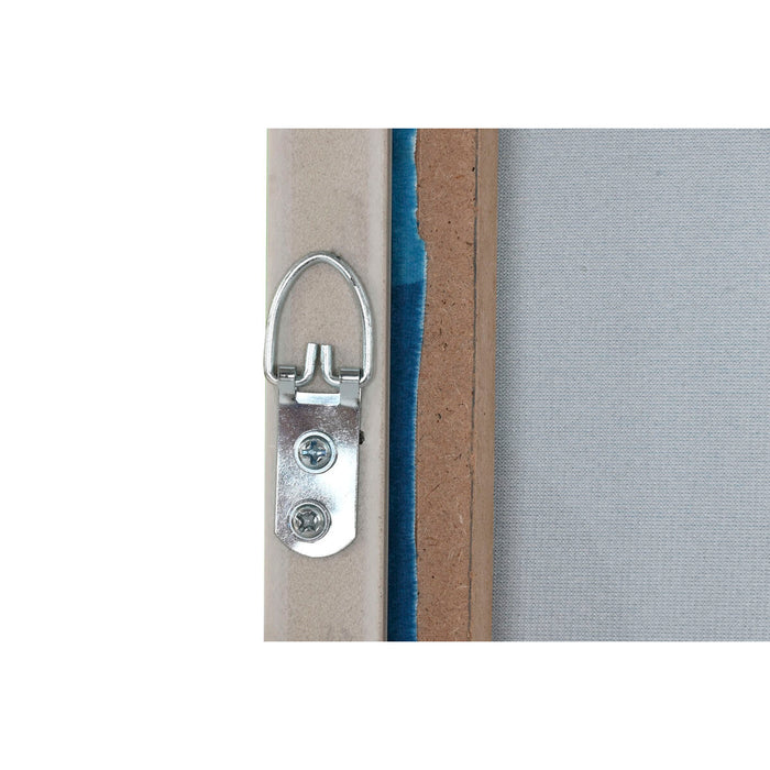 Canvas Home ESPRIT Velvet Canvas 63 x 3 x 83 cm