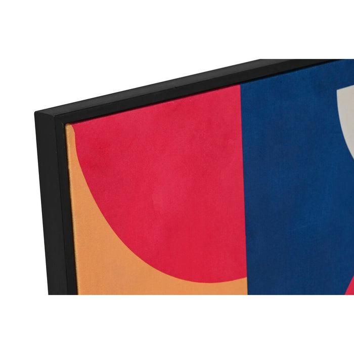 Canvas Home ESPRIT Velvet Canvas 63 x 3 x 83 cm