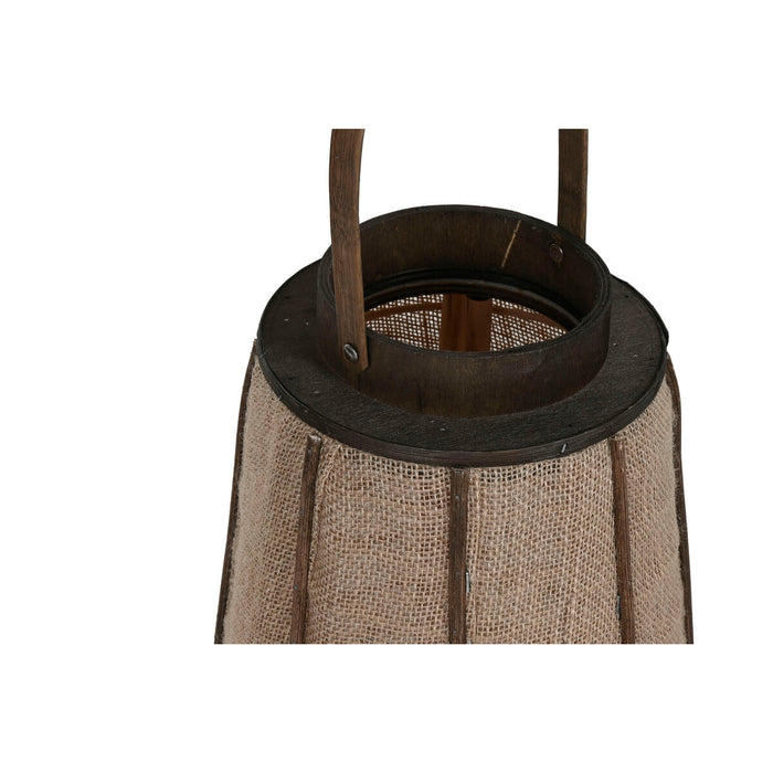 Candleholder Home ESPRIT Natural Jute Bamboo 33,5 x 33,5 x 66 cm