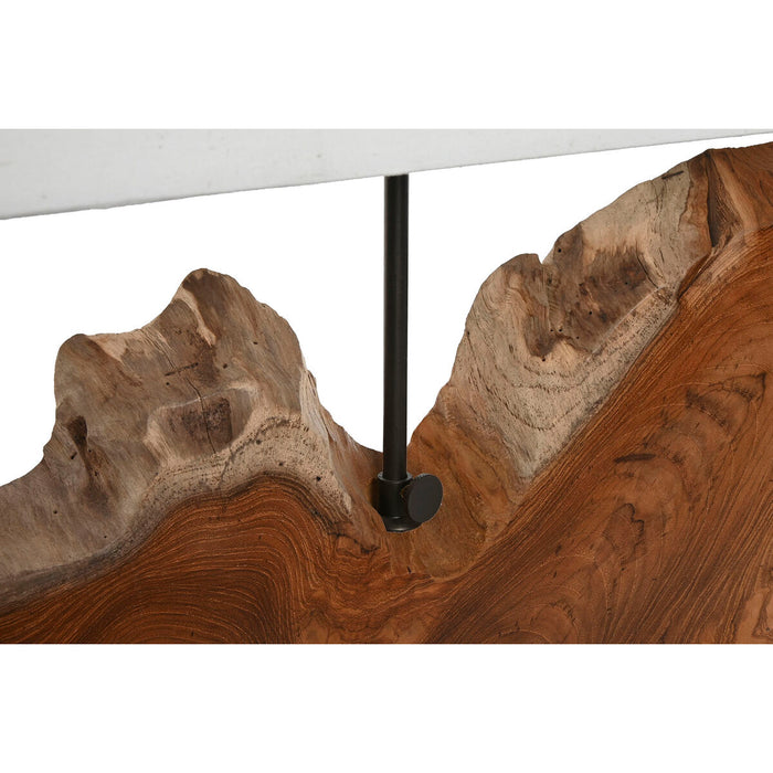 Desk lamp Home ESPRIT Iron Teak 60 X 20 X 55 cm