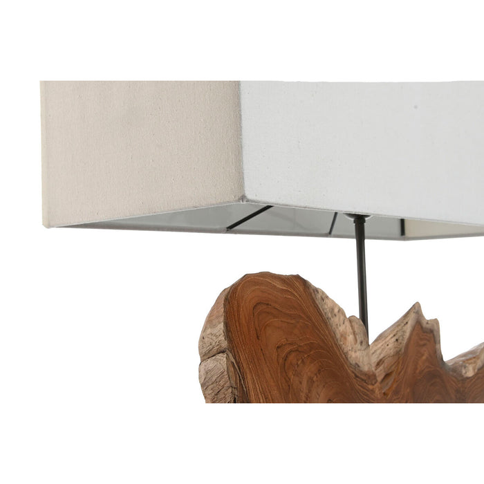 Desk lamp Home ESPRIT Iron Teak 60 X 20 X 55 cm