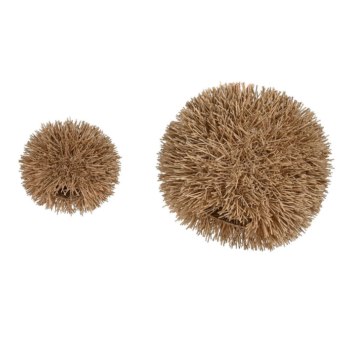 Lamp Shade Home ESPRIT Natural Bamboo 66 x 66 x 52 cm