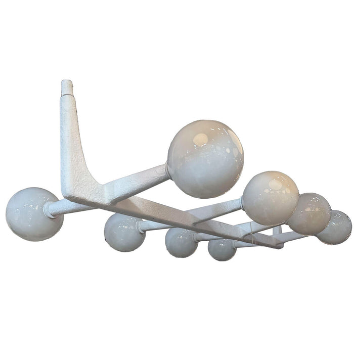 Ceiling Light Home ESPRIT White Metal Crystal 110 x 45 x 23 cm