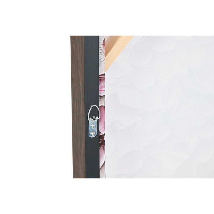 Canvas Home ESPRIT Beige Pink Dark brown Romantic 103 x 4,5 x 103 cm (2 Units)