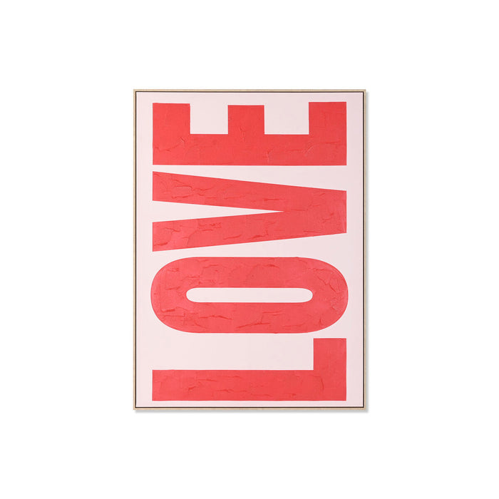 Canvas Home ESPRIT Love polystyrene Canvas 103 x 4,5 x 143 cm 103 x 4 x 143 cm