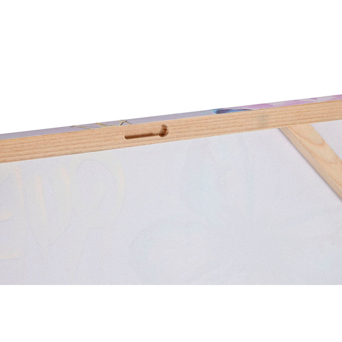 Canvas Home ESPRIT Canvas MDF Wood 60 x 2,5 x 90 cm