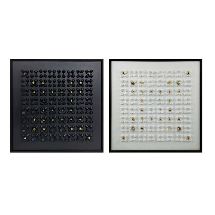 Canvas Home ESPRIT polystyrene Canvas 100 x 3,5 x 100 cm