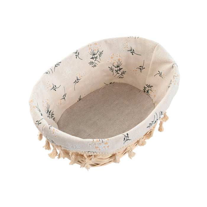 Basket set Home ESPRIT wicker 29 x 22 x 12 cm