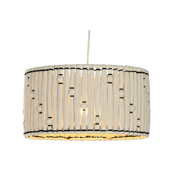 Ceiling Light Home ESPRIT Black Jute 50 W 39 x 39 x 21 cm