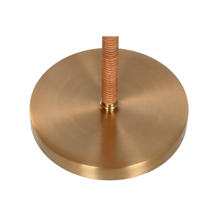 Floor Lamp Home ESPRIT Beige Golden Natural 50 W 220 V 42 x 42 x 154 cm