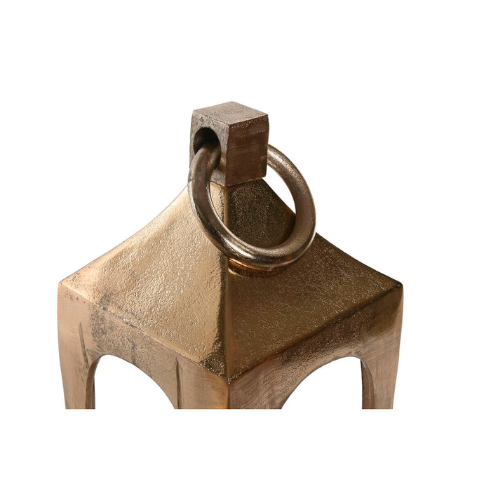 Lantern Home ESPRIT Golden Aluminium Crystal Arab 15 x 15 x 52 cm