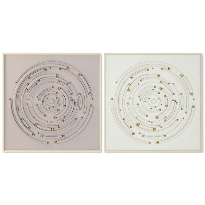 Canvas Home ESPRIT polystyrene Canvas 100 x 3,5 x 100 cm