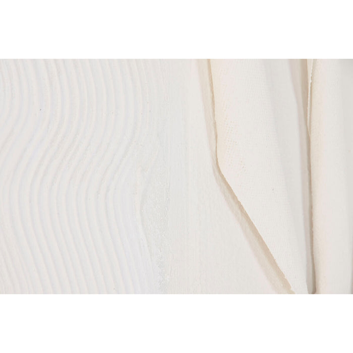 Canvas Home ESPRIT White Abstract Scandinavian 60 x 3,5 x 60 cm (2 Units)