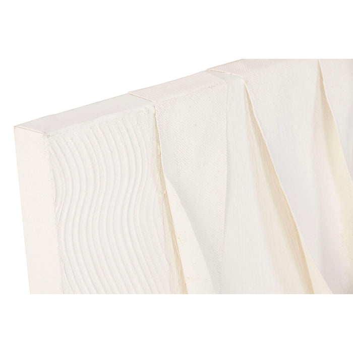Canvas Home ESPRIT White Abstract Scandinavian 60 x 3,5 x 60 cm (2 Units)