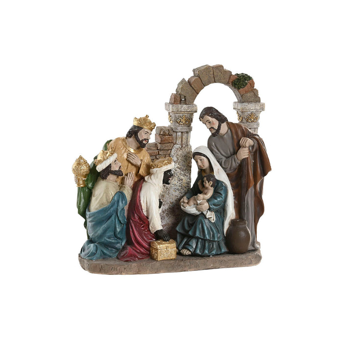 Christmas nativity set Home ESPRIT Multicolour Resin 20,5 x 8,5 x 20,5 cm
