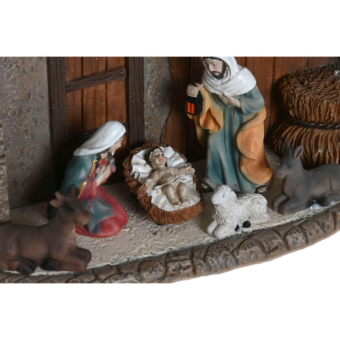 Christmas nativity set Home ESPRIT Multicolour Resin