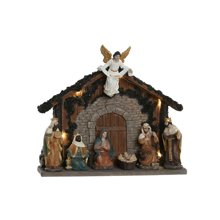 Christmas nativity set Home ESPRIT Multicolour Resin
