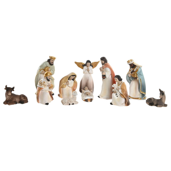 Christmas nativity set Home ESPRIT Multicolour Resin