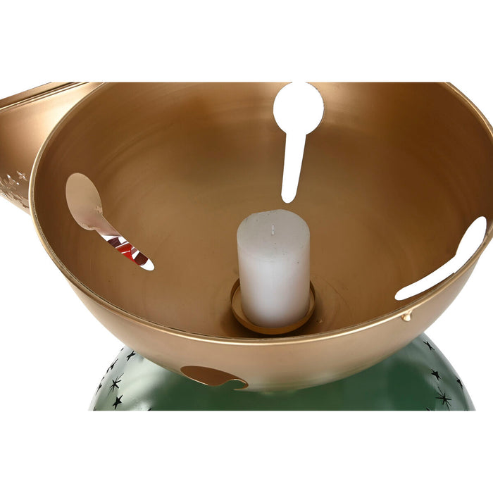 Christmas bauble Home ESPRIT Red Green Golden 61 X 61 X 163 CM