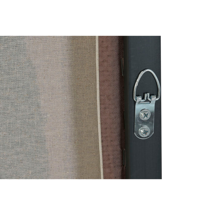 Canvas Home ESPRIT Brown Black Abstract Urban 63 x 4 x 93 cm (2 Units)