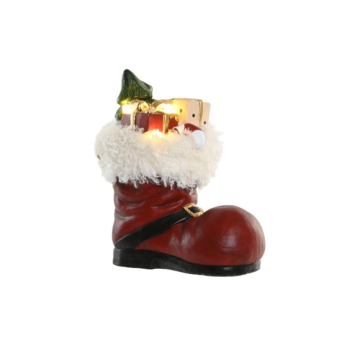 Christmas bauble Home ESPRIT White Red Green Golden Boot 29 X 16,5 X 33,5 CM