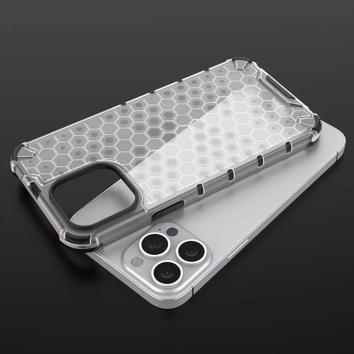 Honeycomb Case armor cover with TPU Bumper for iPhone 13 Pro Max black - Cell phone cases and covers<<<HurtelXML