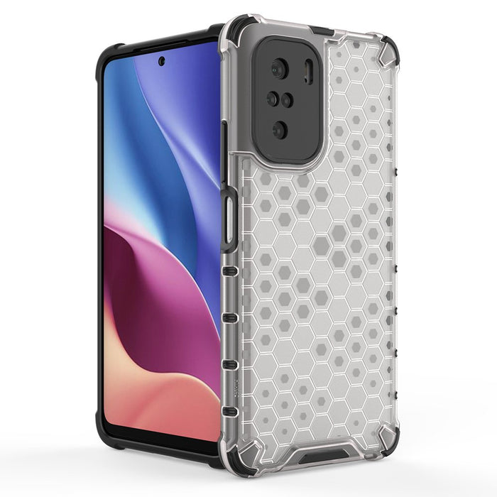 Honeycomb Case armor cover with TPU Bumper for Xiaomi Redmi K40 Pro+ / K40 Pro / K40 / Poco F3 black - Cell phone cases